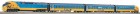 69125 Roco 4 Unit Diesel train "Northlander" with Digital Sound (3-RAIL AC) "
